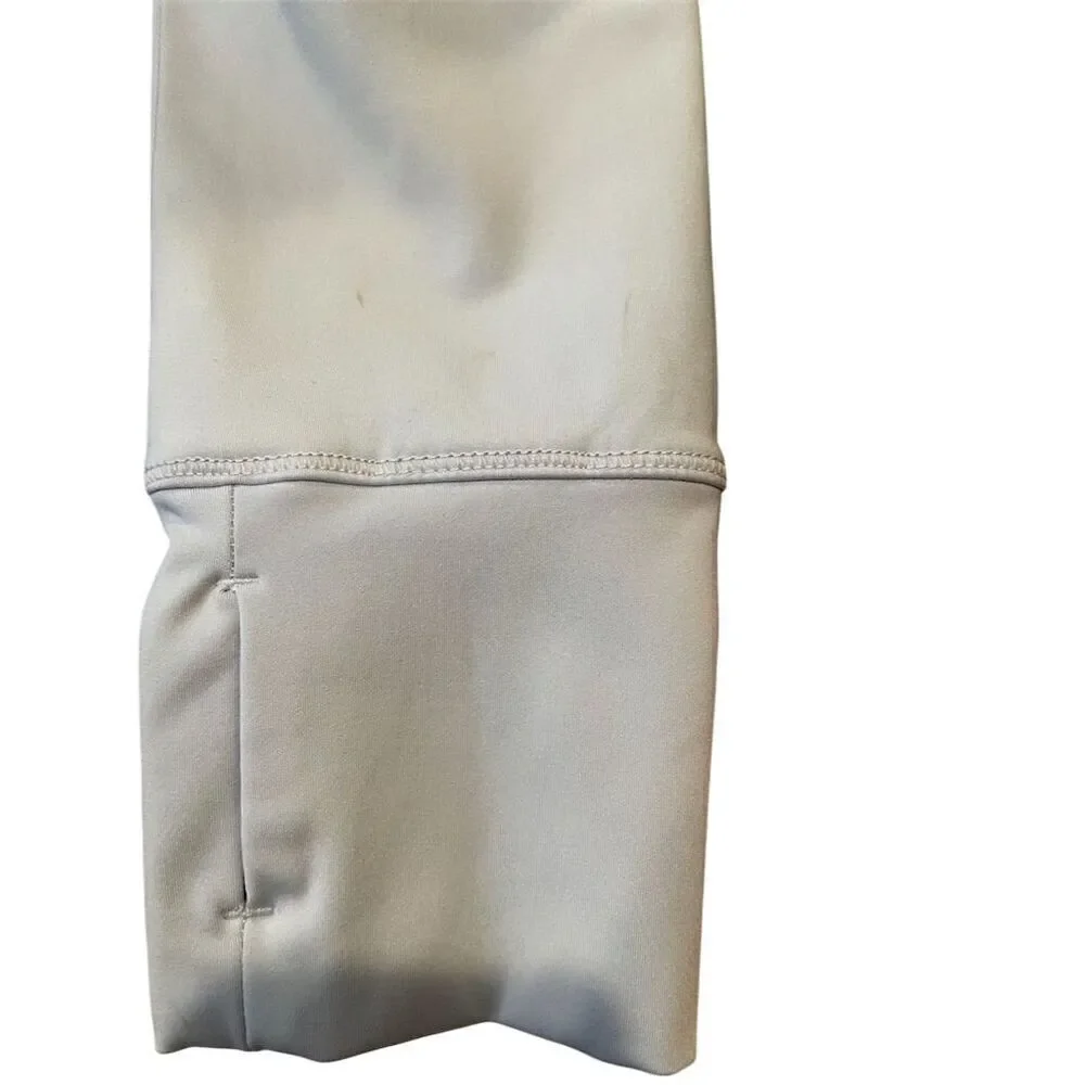 Avia Women's Track Jacket Size L Silver Sport-Wick Stretch Pullover - Picture 4 of 10